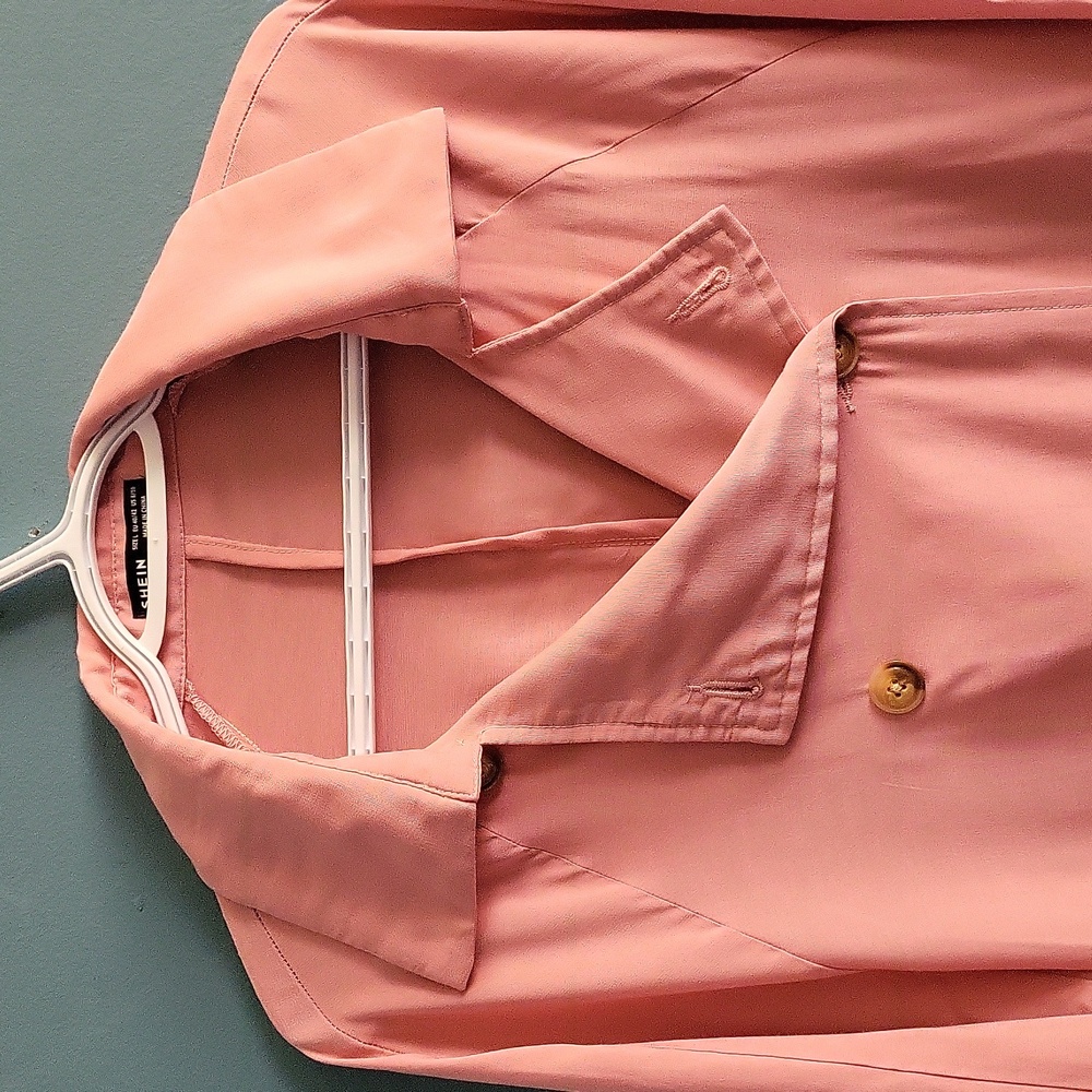 SHEIN Pink Outerwear - Picture 2 of 8